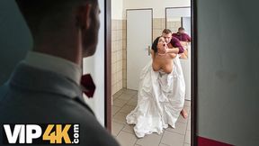 Chubby Euro Bride cheats on her husband in a rough doggy licking and pounding session