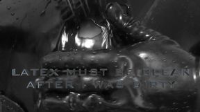 Peeress Dahlia - Latex needs to be clean after i was dirty