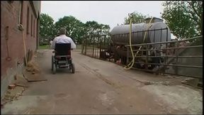Master and slave engage in kinky BDSM scene