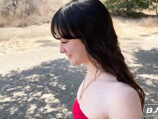 BJRAW Remi Raw wraps her lips around a large shlong