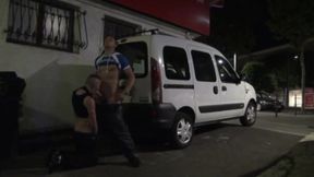 Straight fucked by Jordan Fox on the street exhibit