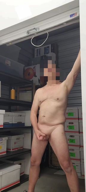 Masturbating in my storage space