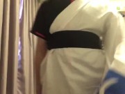 Gintoki cosplay masturbation + cum