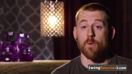 Wild swingers are fucking after a naughty pool party naked.