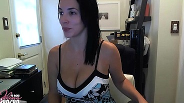 Hairy Delight! Jelena Jensen Indulges in Her Big Boobs and Pussy!