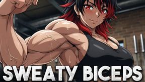 POV Biceps Worship - Rika Makes You Lick Every Vein On Her Superior Arms