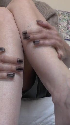 Dark Fingernails and Shiny Legs Part 2, Lady Victoria Valente