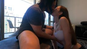 australian charlotte star fucks sucks asian cock pov bj creampie hotel room