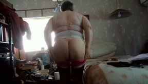 WIENER GIRL - horny wiener masturbating