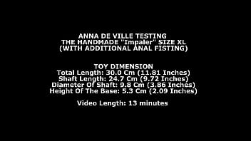 Anna de Ville Testing The Handmade Impaler Size XL (With Additional Anal Fisting) TWT158