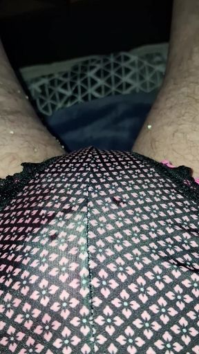 PISS and CUM !!! PANTY PEE