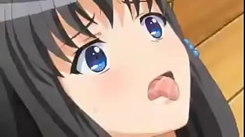 BLACK HAIRD ANIME GIRL RIDES A BID DICK AND CUMS EVERYWHERE - HentaiHeaven