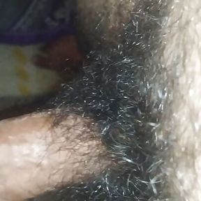 Arabic Solo Man Massage his Big Hairy Cock