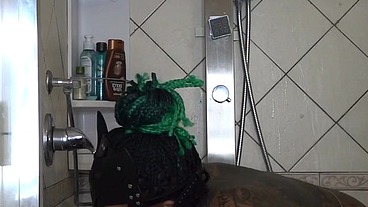 The Kinky Slut Queen "Dark Dea" in ( Sex Shower for ) Follow & Cum with Me !!!