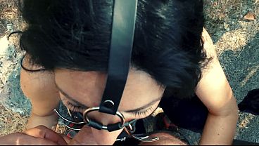 DON'_T WATCH THIS VIDEO!!! Open Gag Deep Throat Training