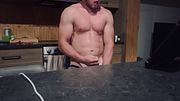 Athletic jock Chase Vance solo cum