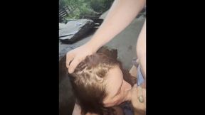 Milf Nurse Fucks Beside Waterfall Before Blowjob And Cum Shot