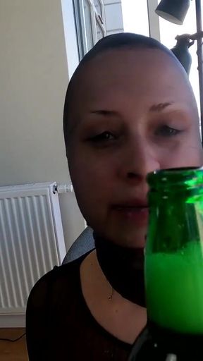 The Stocking-head and Her Bottle