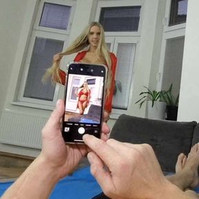 Innocent looking blonde gets POV treatment