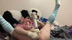Glove Stuffing Orgasms