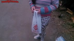 Raging cocksucking poverty pimping a destitute cutie for beer and cheap semen