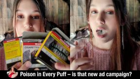 Real Smoking Girl stars in Poison in Every Puff