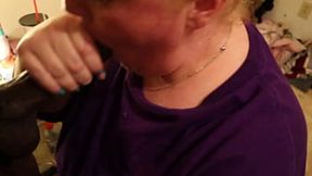 Chubby Ginger Sucks Big Black Cock&#x1F346; & Receives Blowjob