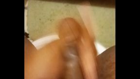 Black–Cock Solo Boy 18+ Jacks Off To Explosive Orgasm In Bathroom Masturbation Session