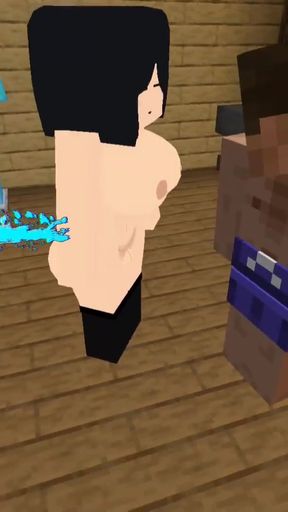 Thrilling moment from "The Jenny mod, Fapcraft Minecraft It's Ada Wong from Resident Evil and she wants to fuck"