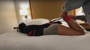 Hogtied, Tickled and Spending the Night Helpless
