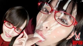 Cum-Faced Fantasy: Ikumi Kuroki's Intense Blowjob