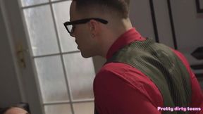 College Babe with Huge Tits and Big Ass gets Creampied by a Professor