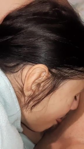 I'm teaching my girlfriend cunnilingus (step-by-step instructions with Russian conversations)   Clip 1