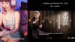 Treasure of Nadia Story FR (Episode 4) a milf fingers herself in front of my eyes (Porn scene)