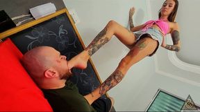 (Part 3) Areta Shoving Her Feet Down His Throat