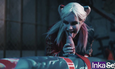 superman destroza el ano a harley quinn y le hace un sp