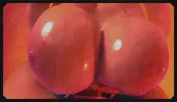 Oiled Tits POV - Double Cumshot Fantasy