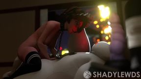 Aunt Cass humps Baymax's Schlong in animated Rule 34