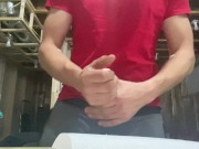 Taking a Study Break to Jerk off With my Fleshlight and Cum.
