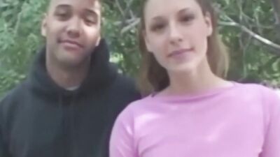 ED POWERS VIDEO - Babe amateur Lauren in public blowjob and interracial anal (Dyanna Lauren)