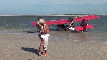 Caylian Curtis Fucks A Pilot On A Secluded Island Beach