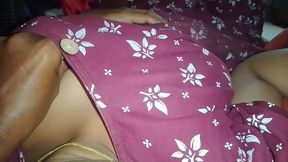 Tamil Housewife's Breasts Are Massaged by Her Husband