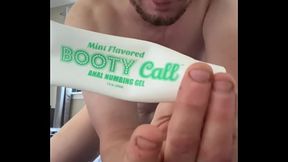 Big Guy and Rubber Wall Hanging Dildo and A$$ Play