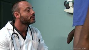 Big Scary Str8 Big Black Dick Visits His Doctor