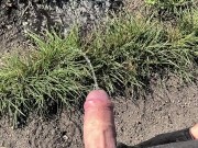 Pissing in the middle of fields