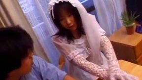 Nami Asakura Wedding Dress Fantasy - Sensual Gloves Interaction Story