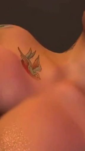 Big Tits Blonde Cant Hold in the Cum While Sucking and Fucking.