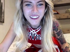 MissIvyDoll - Live Cheerleader Tease