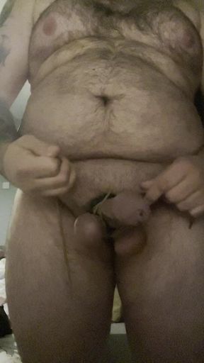 Crossdress Cock and Ball Bondage