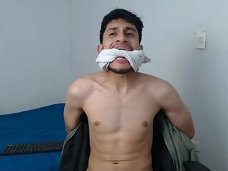 Sweet Guy Gagged Bound